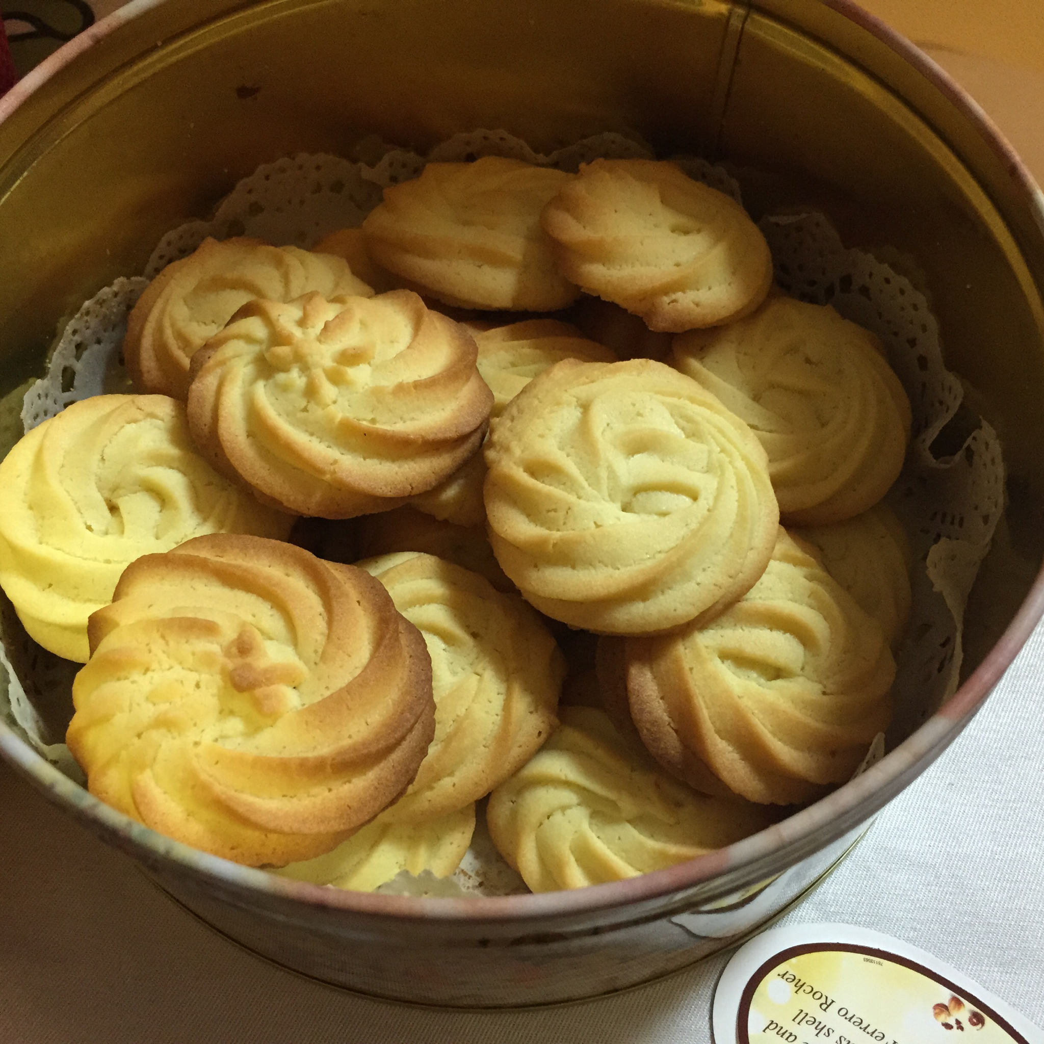 黄油曲奇（绝对成功的经验分享）