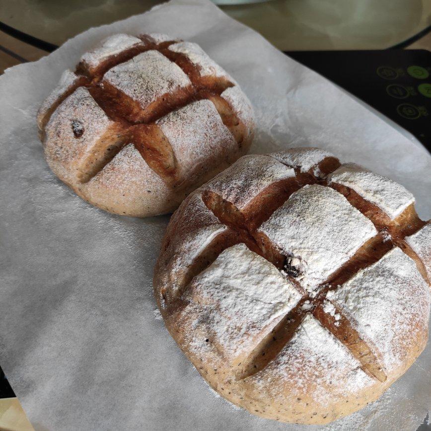 红茶葡萄干（仿原麦山丘/汤种）Earl Grey flavored bread filled with raisins