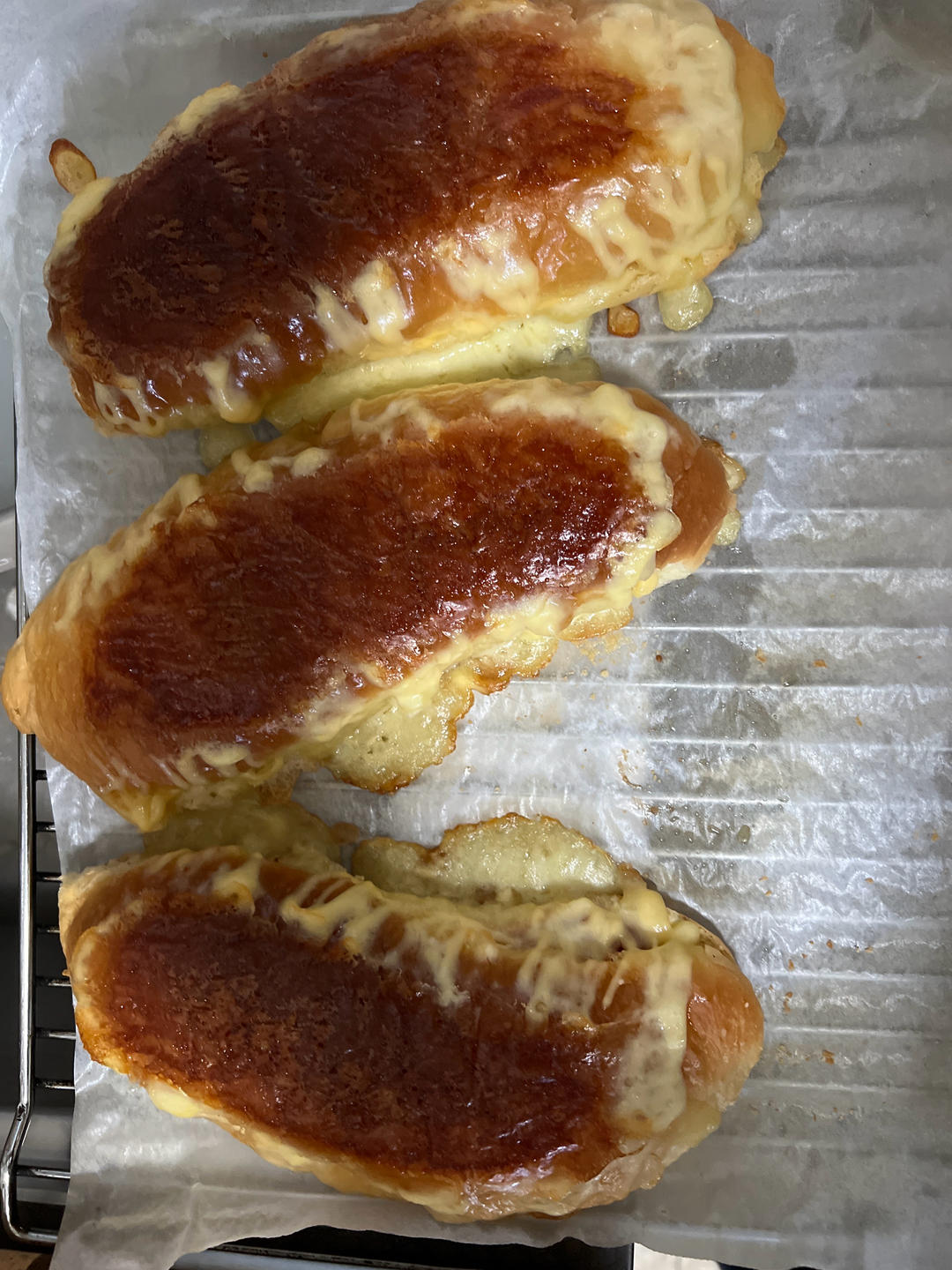 终于安排上了😘❣️网红芝士瀑布鸡排包❣️