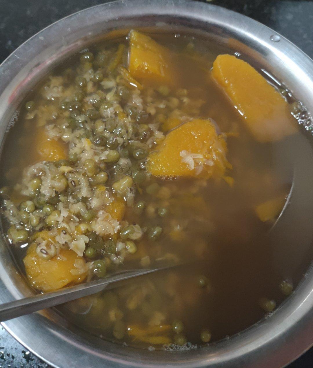 南瓜绿豆汤