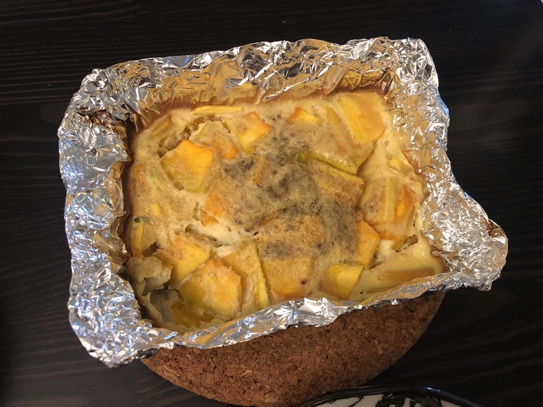 无油无水‼️减肥也能吃的甜品✅低脂蛋奶烤南瓜🎃巨简单