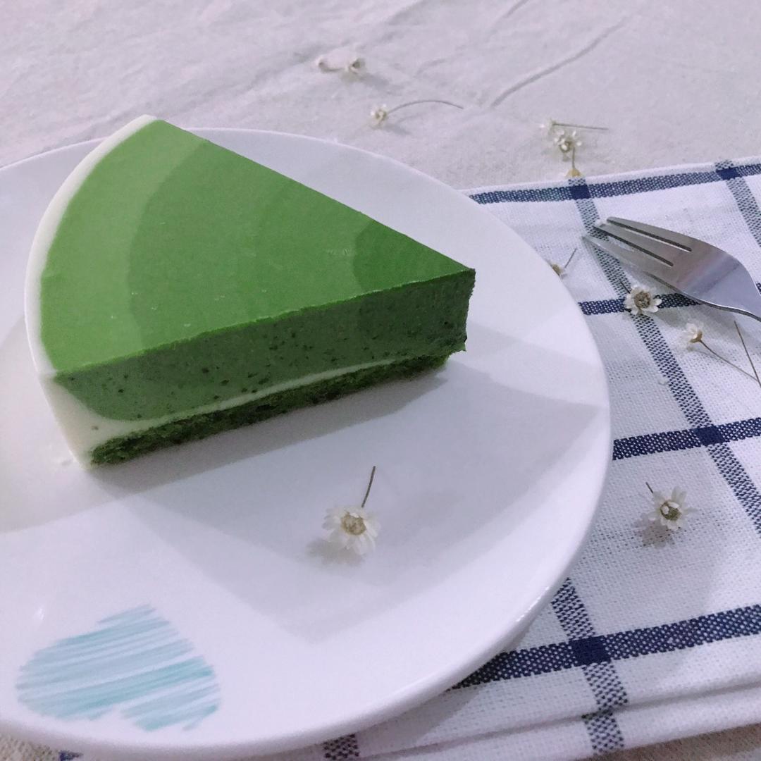 渐变抹茶慕斯蛋糕：我Amanda带着既美又作的抹茶甜点又来了！【曼食慢语】