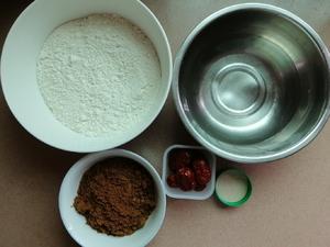红糖红枣发糕的做法 步骤1