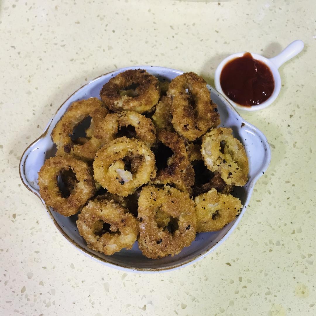 炸鱿鱼圈