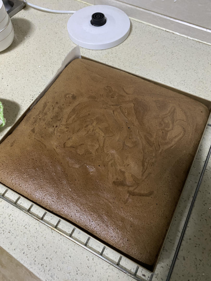 巧克力戚风蛋糕8寸