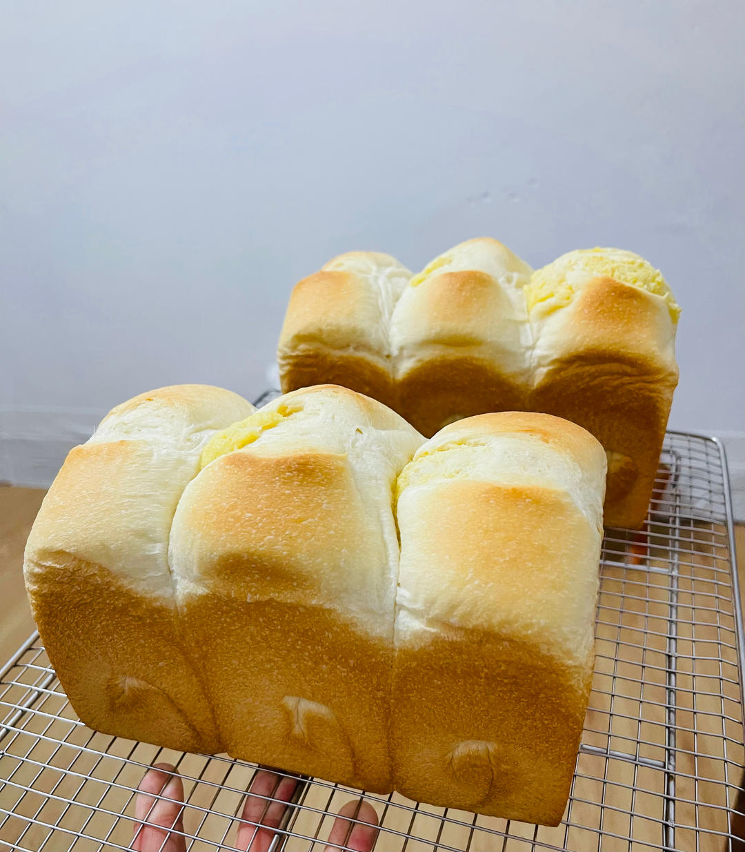 软到直不起腰的云朵榴莲吐司