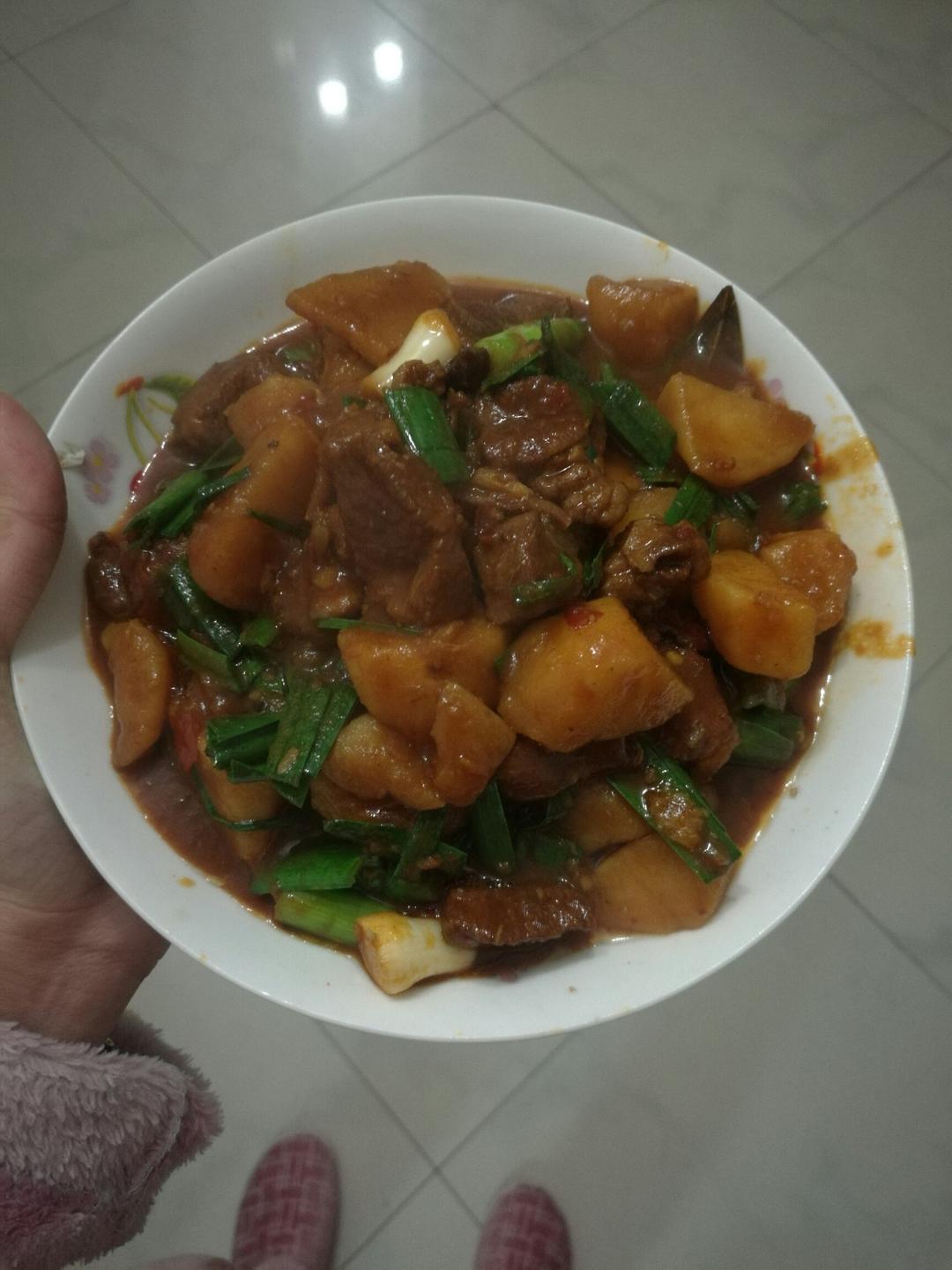超好吃的红烧土豆羊肉