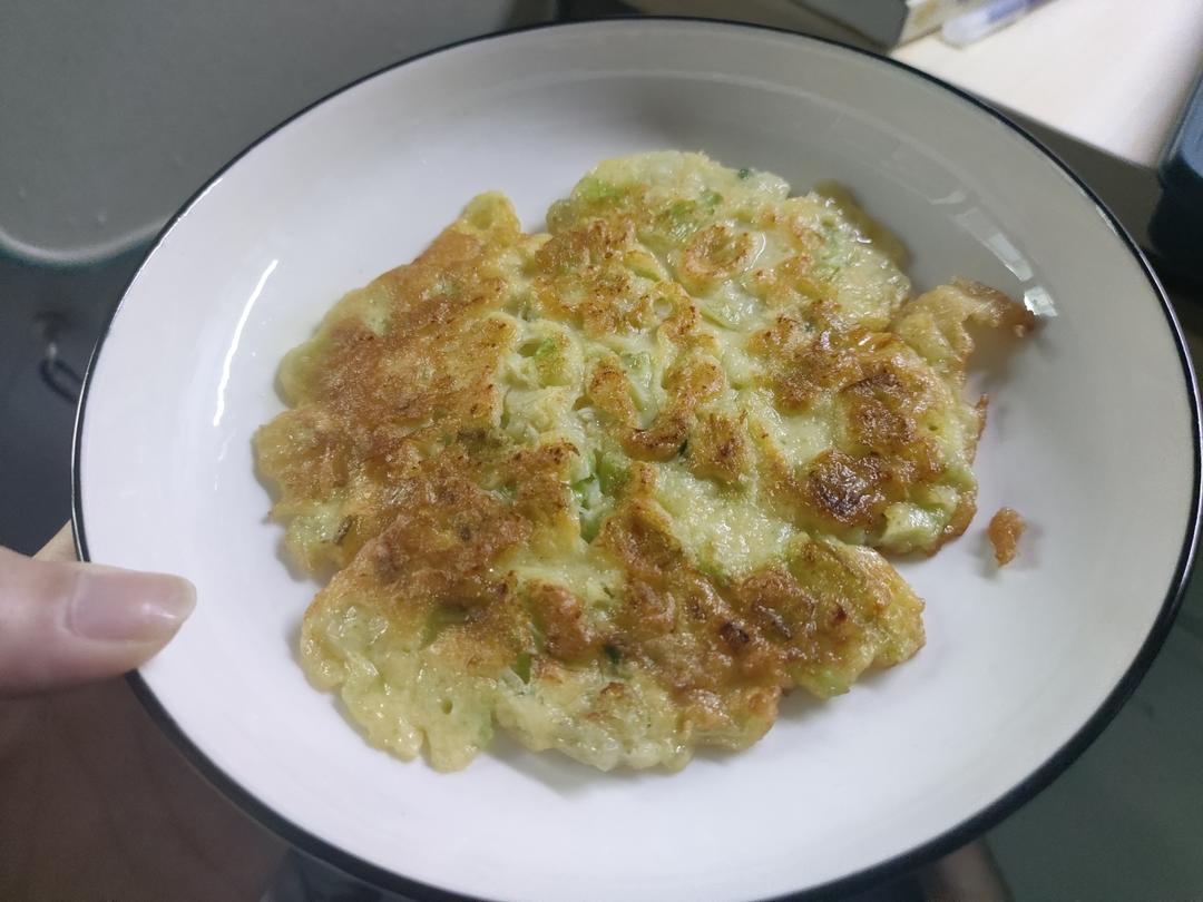 丝瓜鸡蛋饼