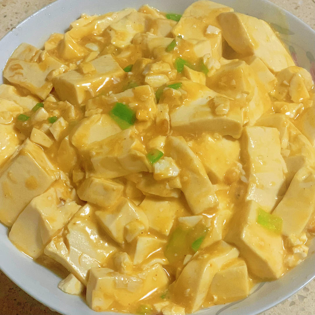 蟹黄豆腐（咸蛋黄版）