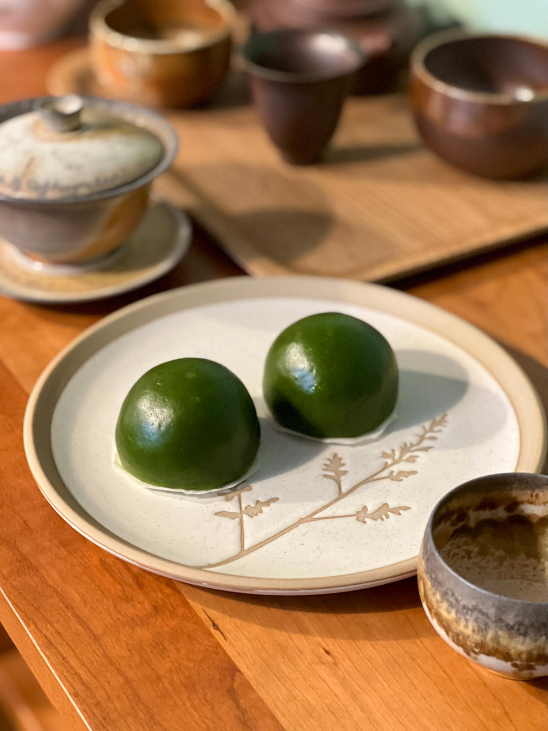 豆沙青团