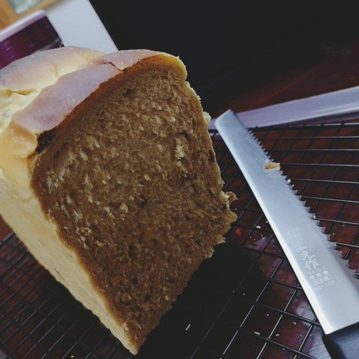 超软型的养生红糖桂圆吐司（中种法）