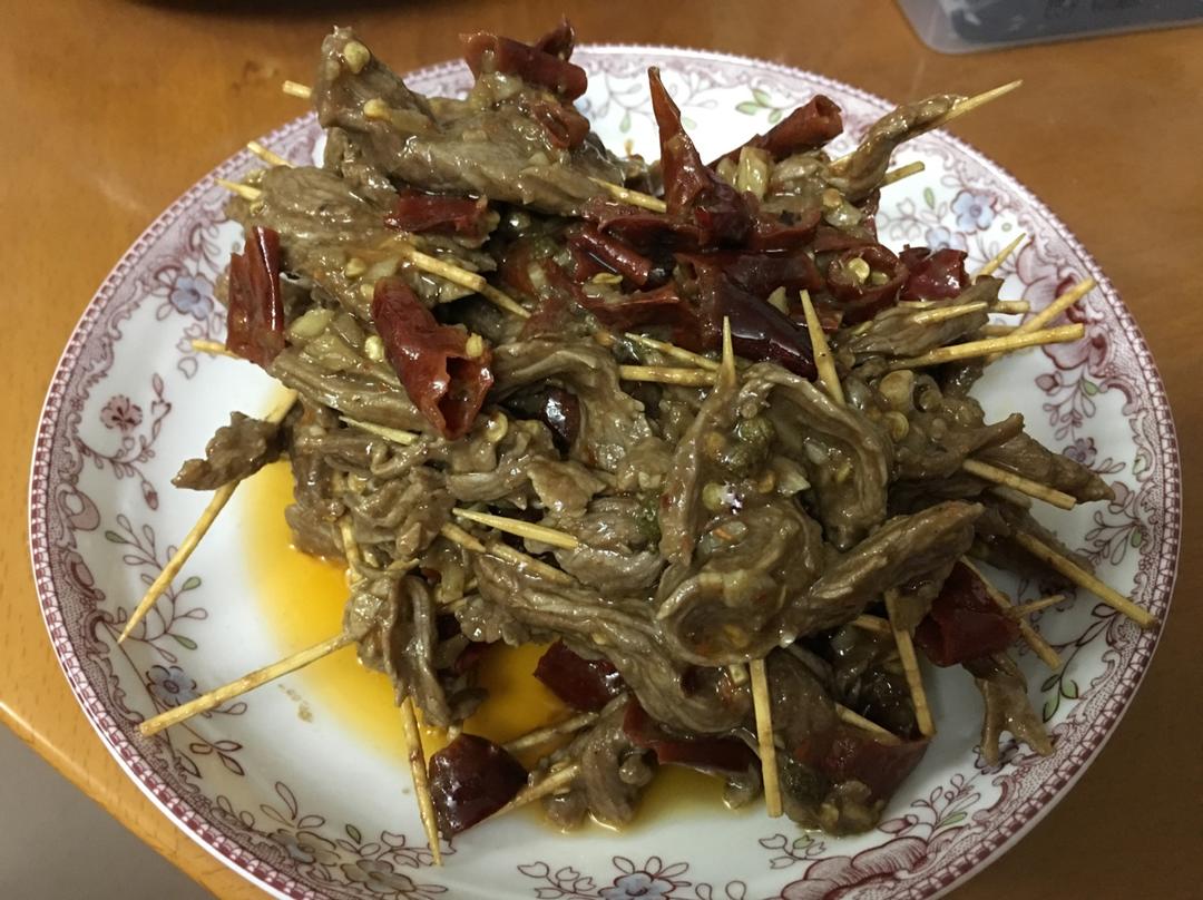 牙签牛肉 道地湖南味