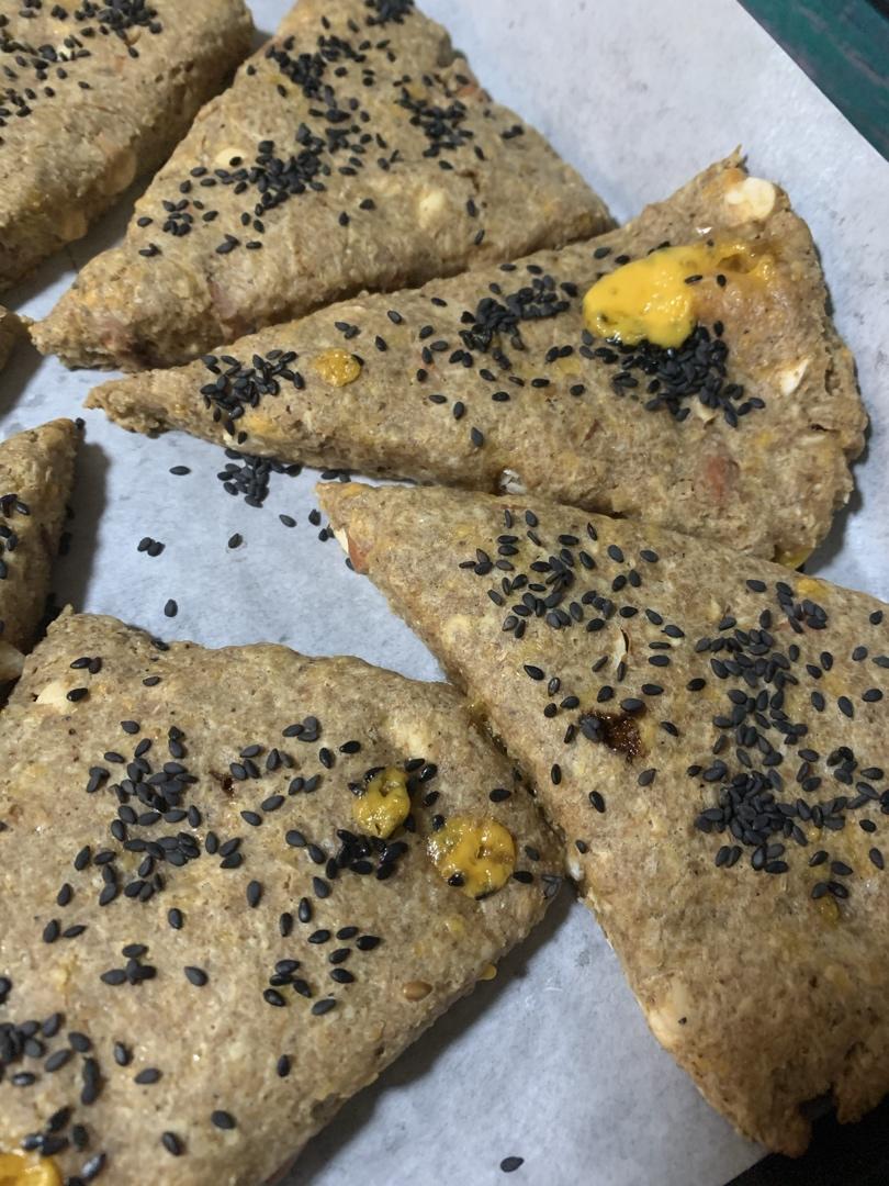 椒盐核桃燕麦司康丨健康·烘焙
