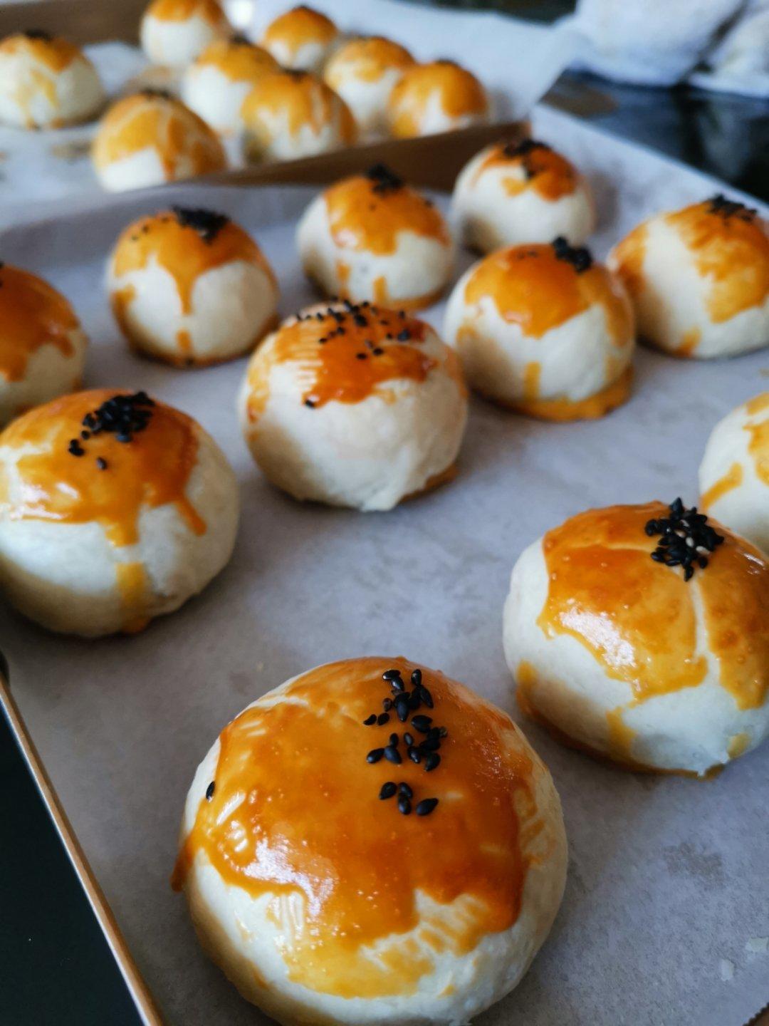 超细腻蛋黄酥豆沙馅