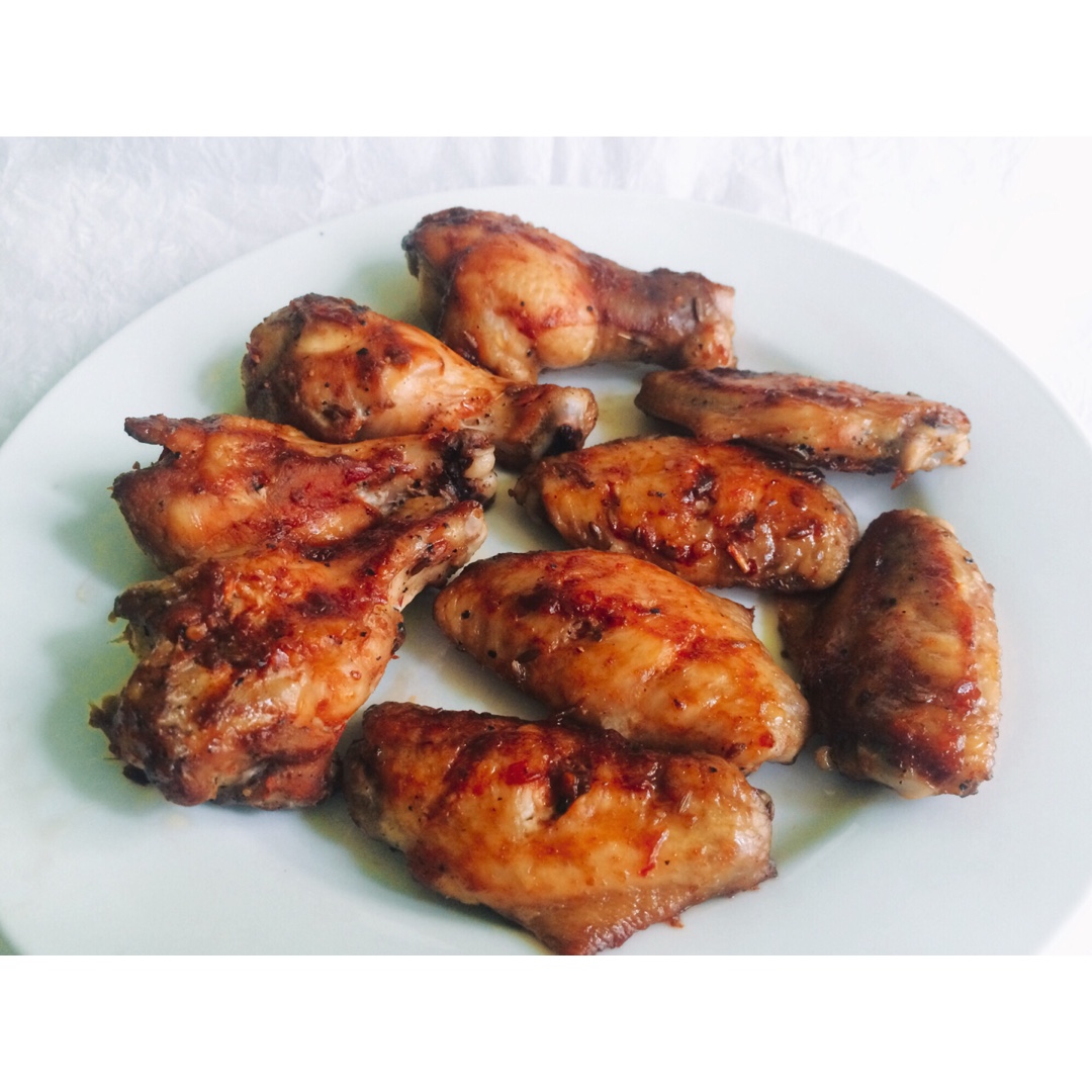 黑胡椒烤鸡翅