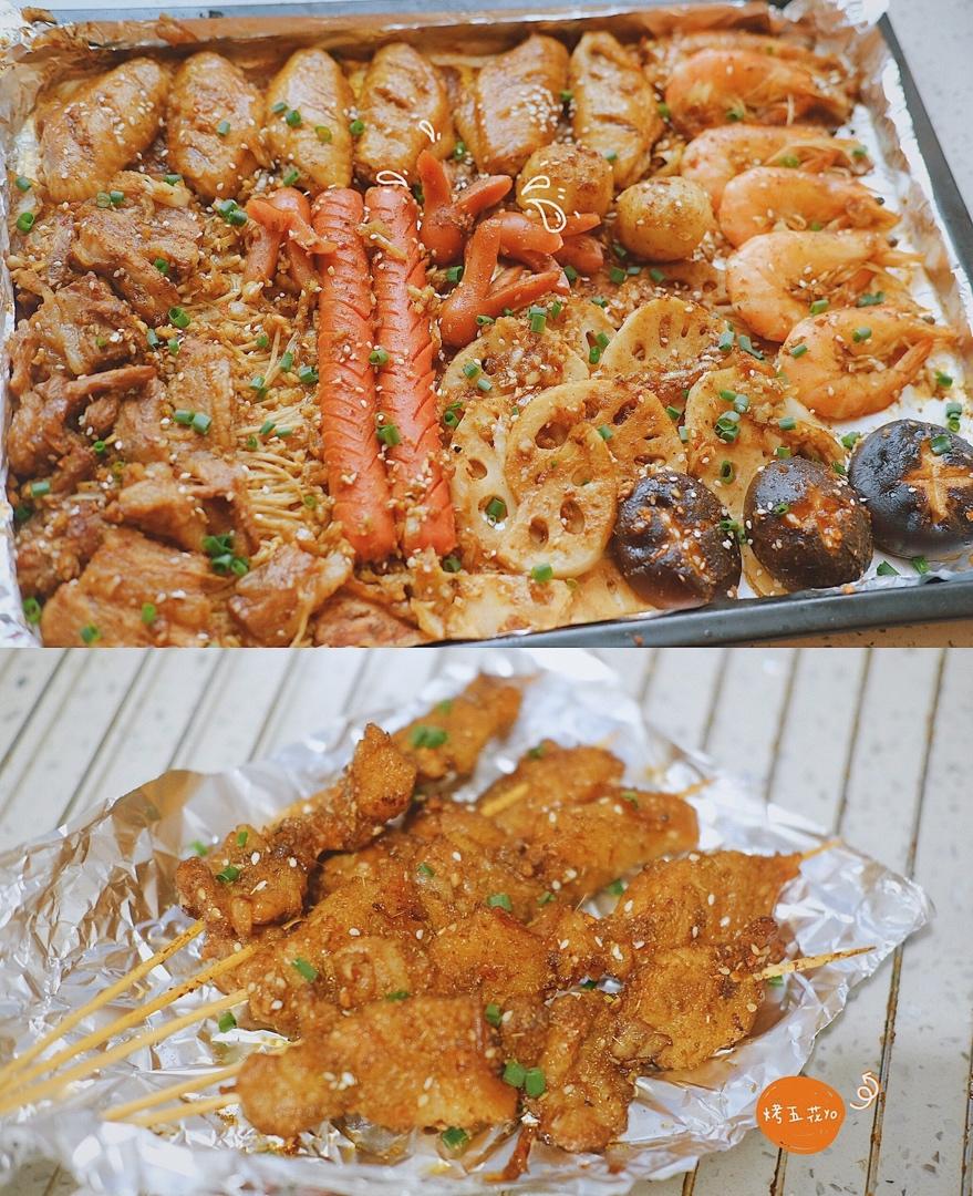自制烤箱版烧烤，简单好吃过烧烤摊