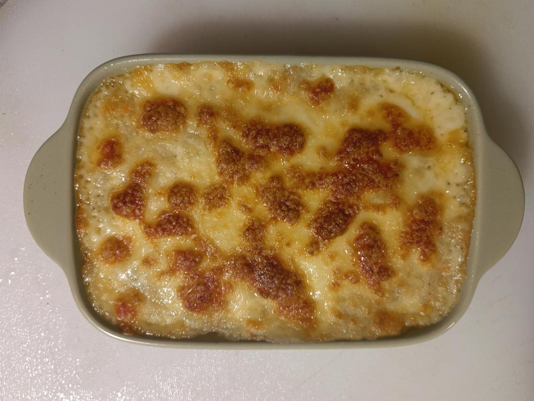 芝士焗土豆泥（烤箱版），小朋友们最爱