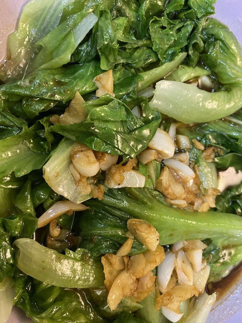 白灼西生菜