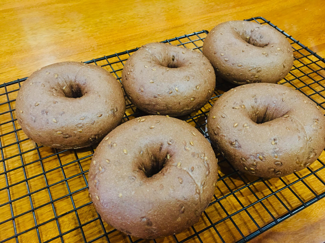 亚麻籽全麦贝果