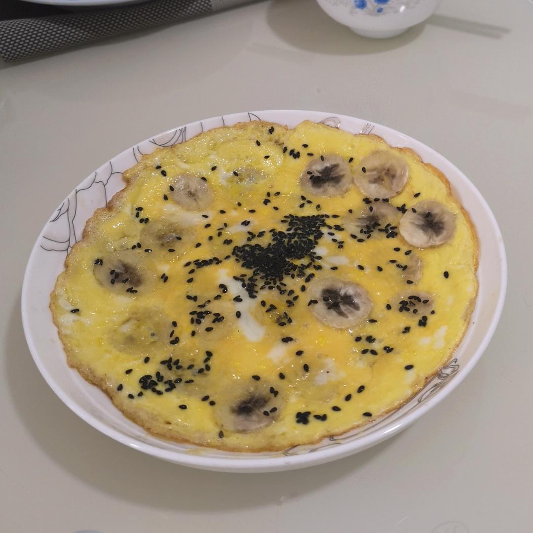 香蕉鸡蛋饼