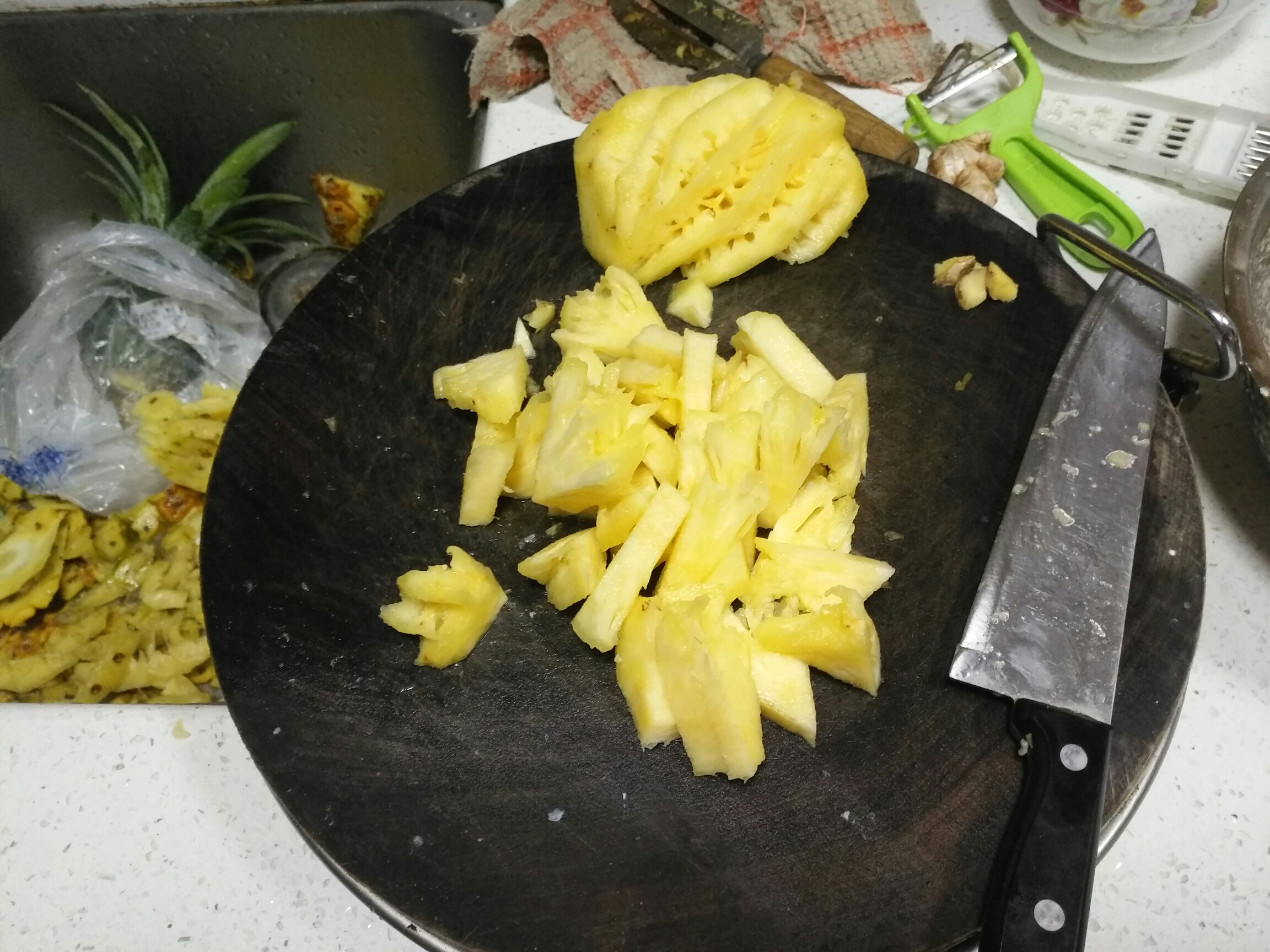 菠萝沽噜肉的做法 步骤2