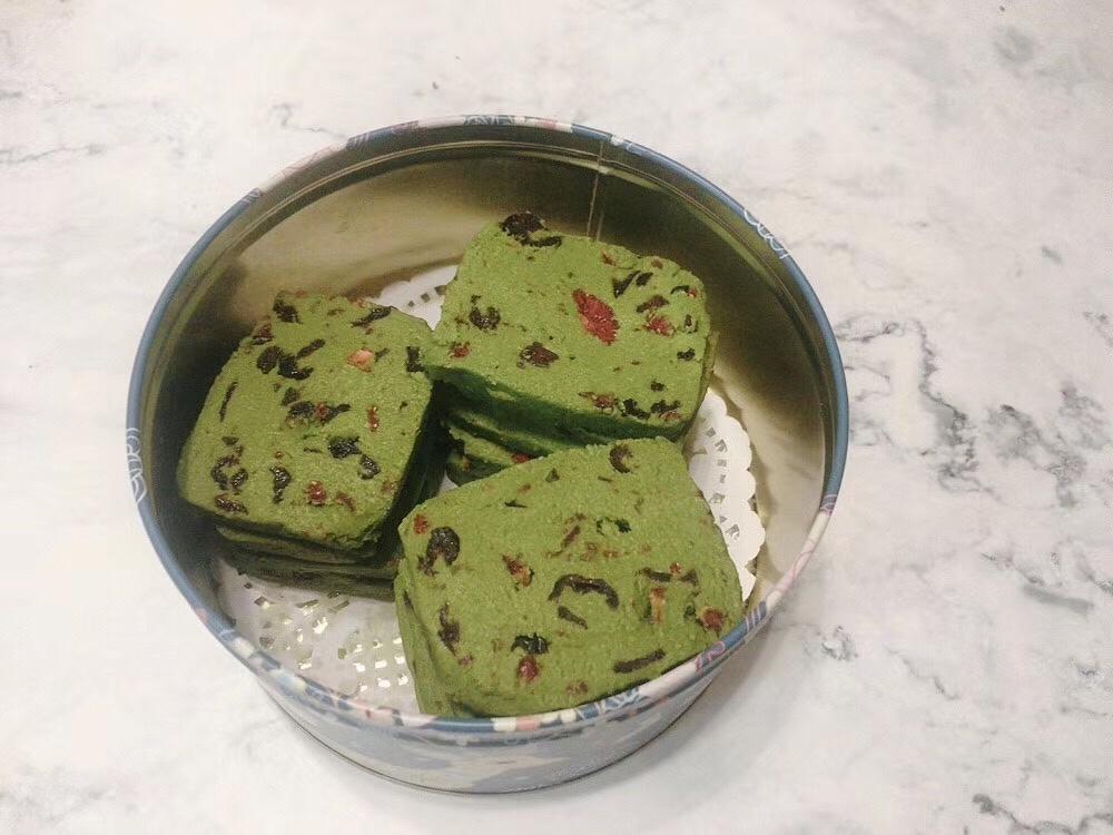 抹茶曲奇饼干（蔓越莓草莓版）