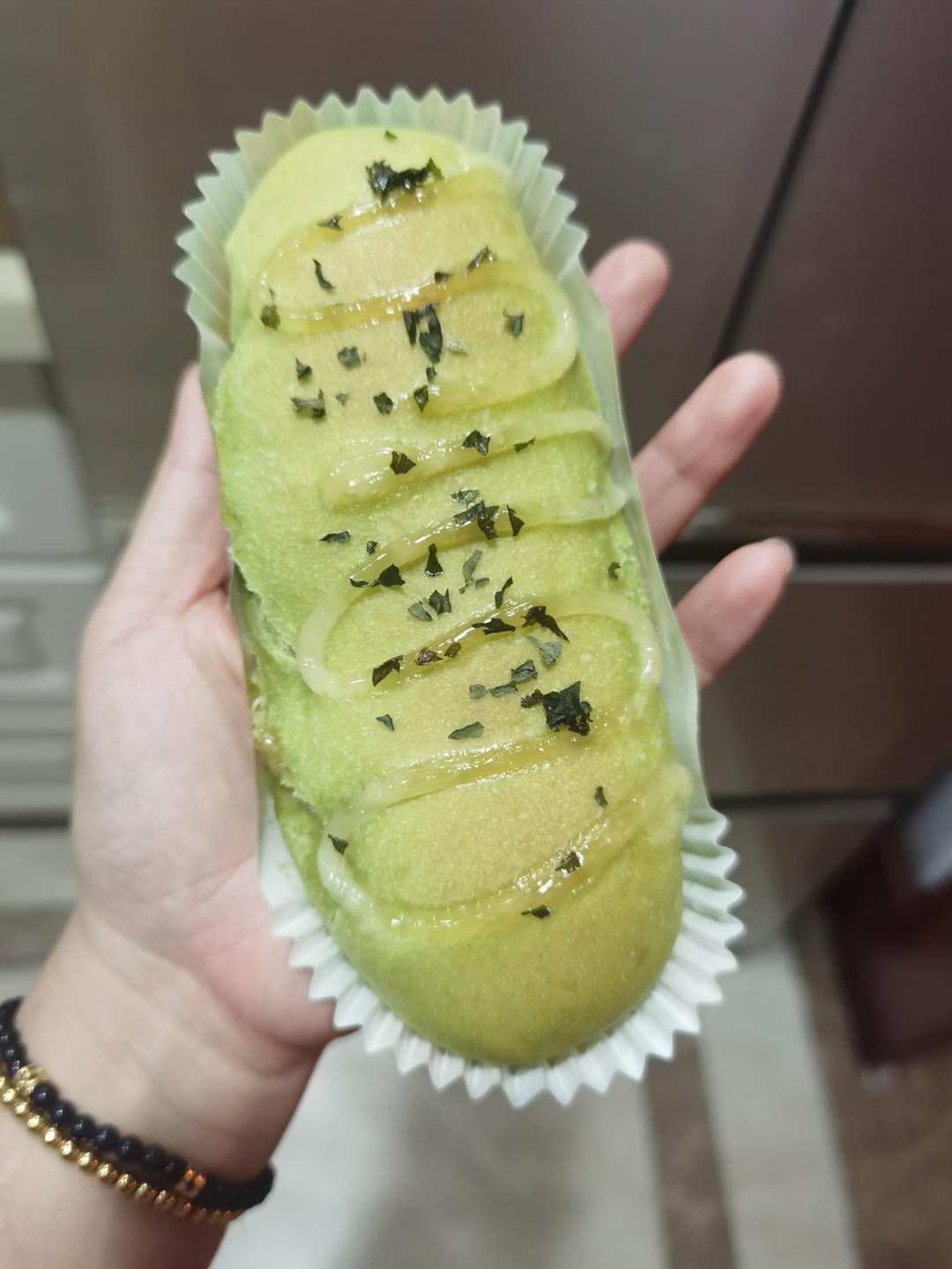 专治孩子不吃菜/菠菜培根芝士包