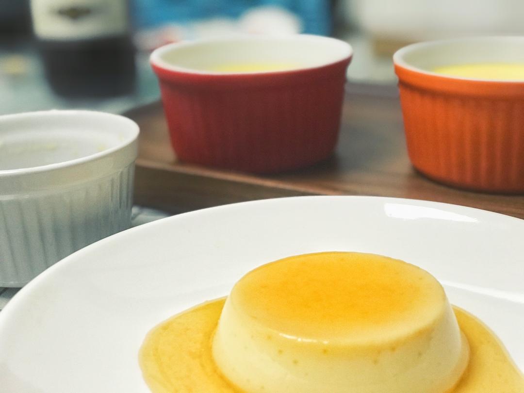 超简易滑又弹的鸡蛋布丁Custard Pudding(详细教程)