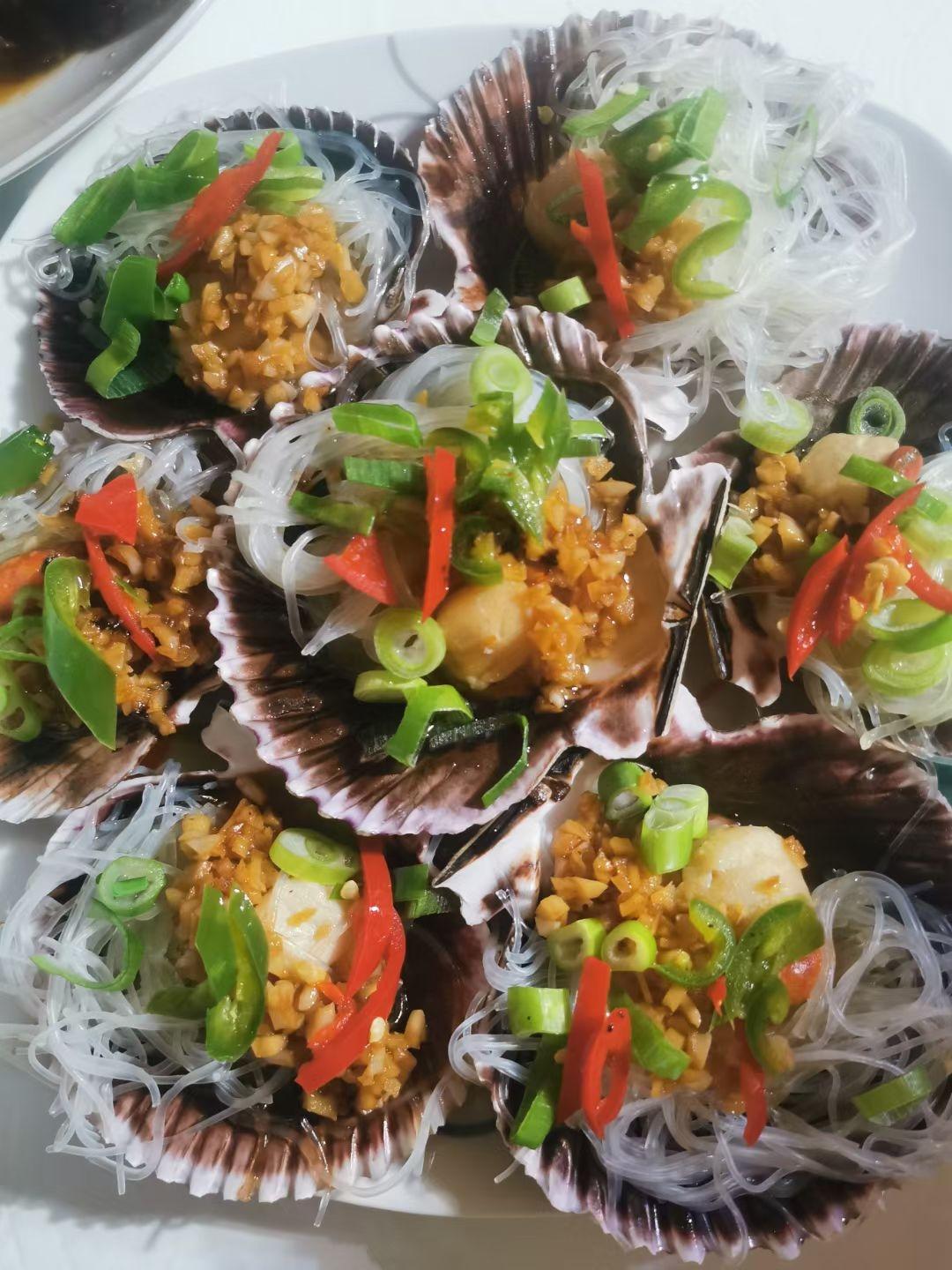 蒜蓉粉丝蒸扇贝