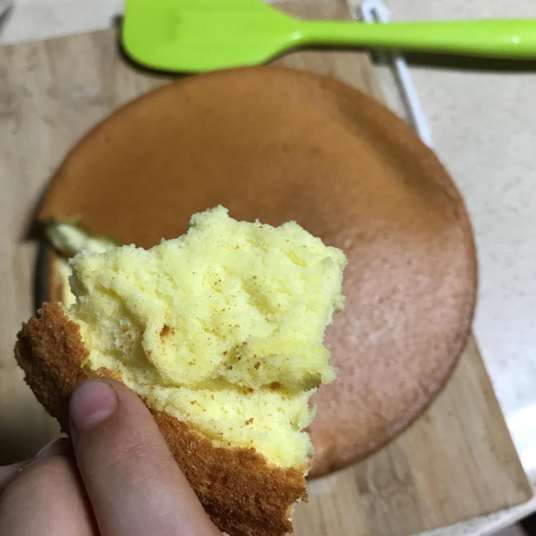6寸原味戚风蛋糕