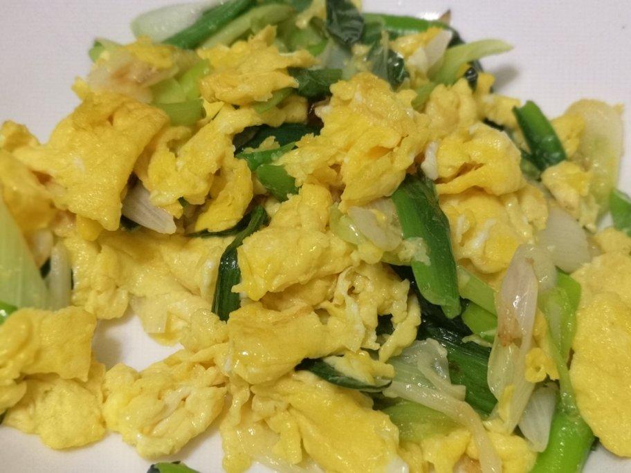 大葱炒鸡蛋