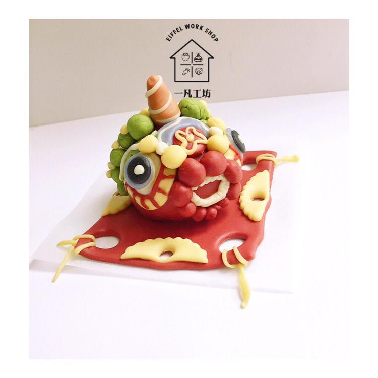 【卡通馒头&卡通包】迎新年祥瑞之兽---舞狮头