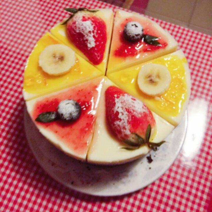 手工彩虹蛋糕