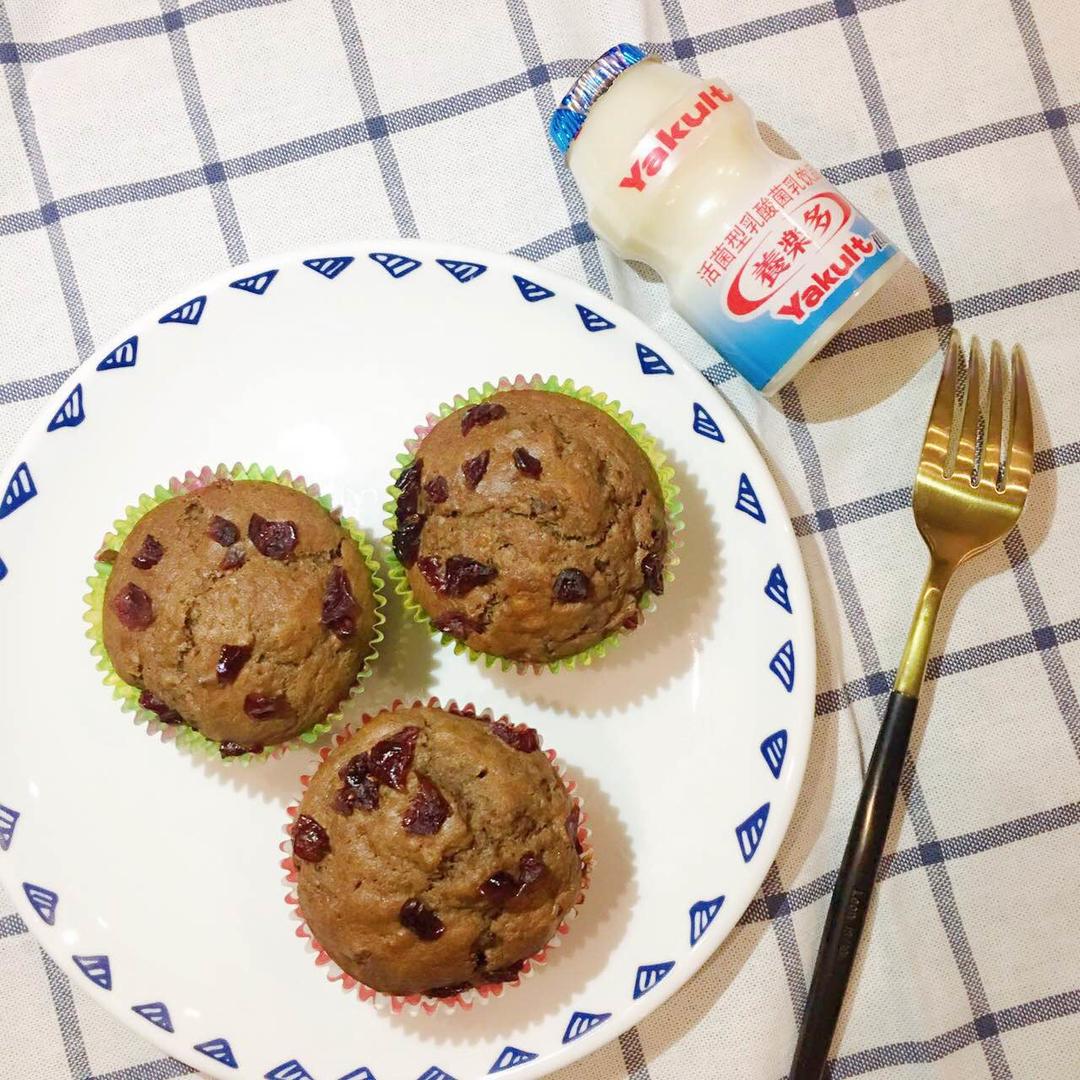 少女心的香蕉蔓越莓玛芬