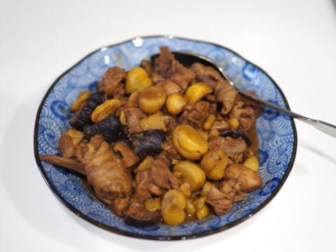 【栗子烧鸡】鸡肉都给你吃，栗子归我~