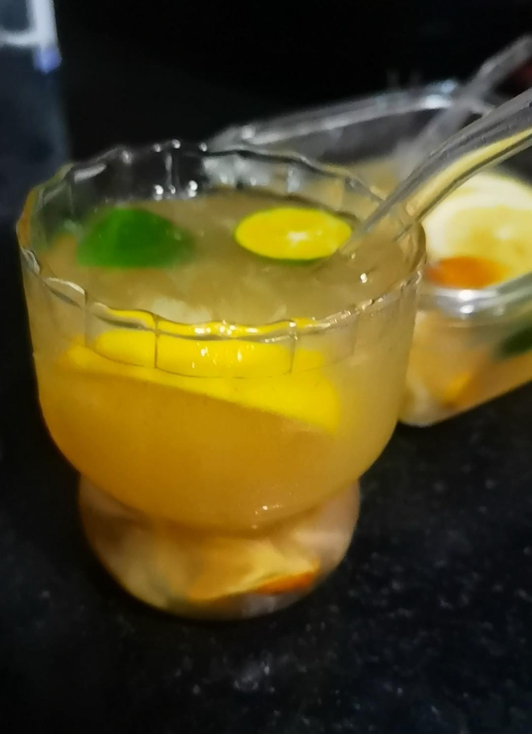 金桔百香果柠檬茶❤️