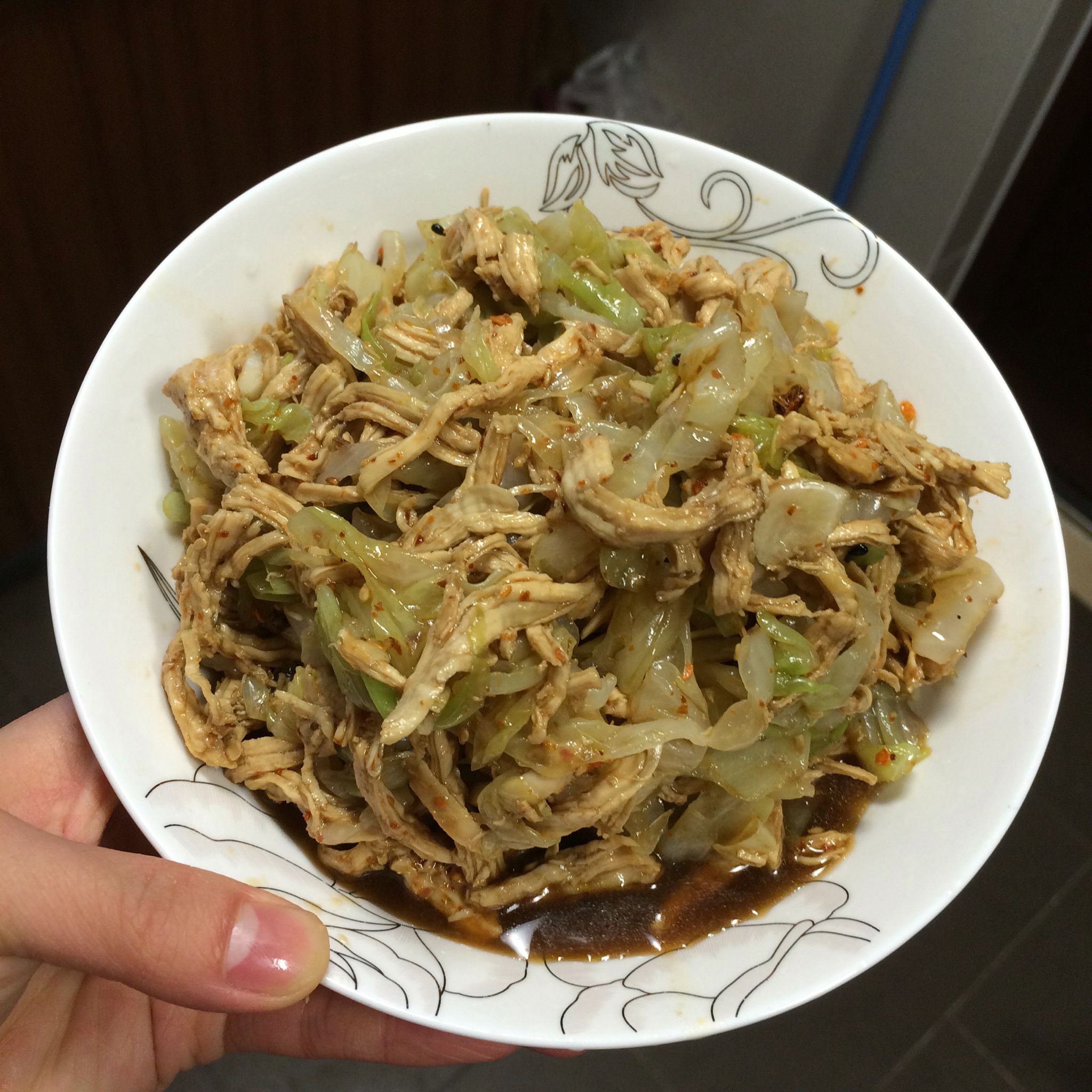 减脂健身｜凉拌手撕鸡丝（香辣&麻油版）