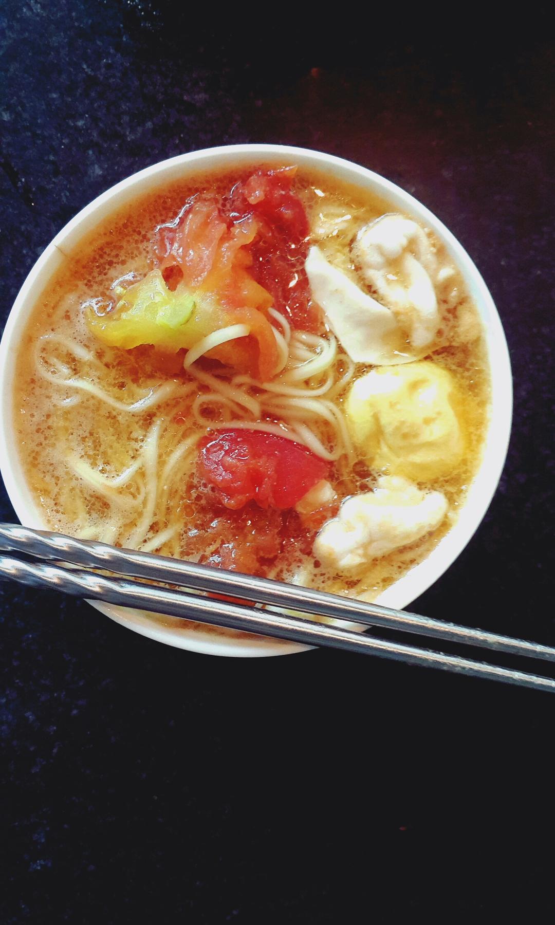 西红柿鸡蛋面