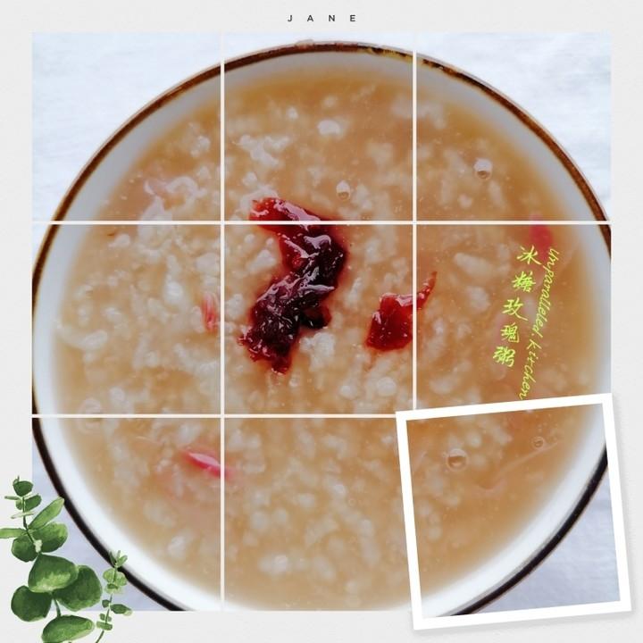 冰糖玫瑰粥