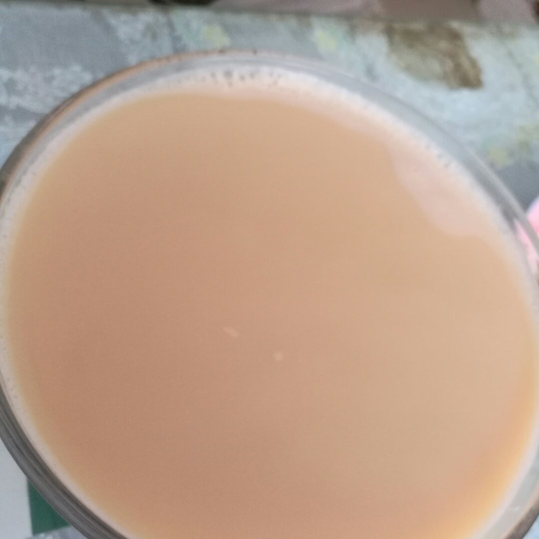 浓浓的锅煮奶茶