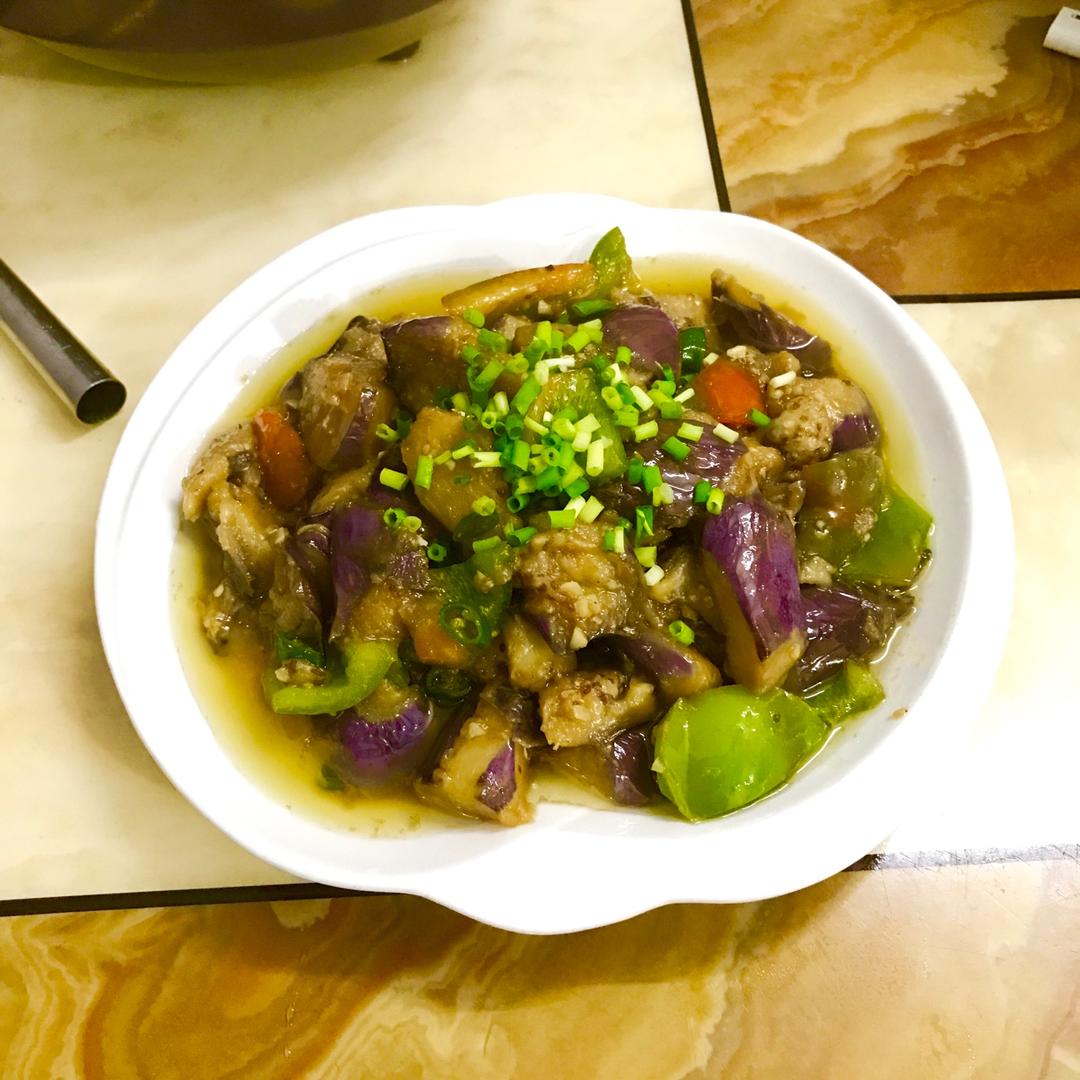 红烧肉沫茄子