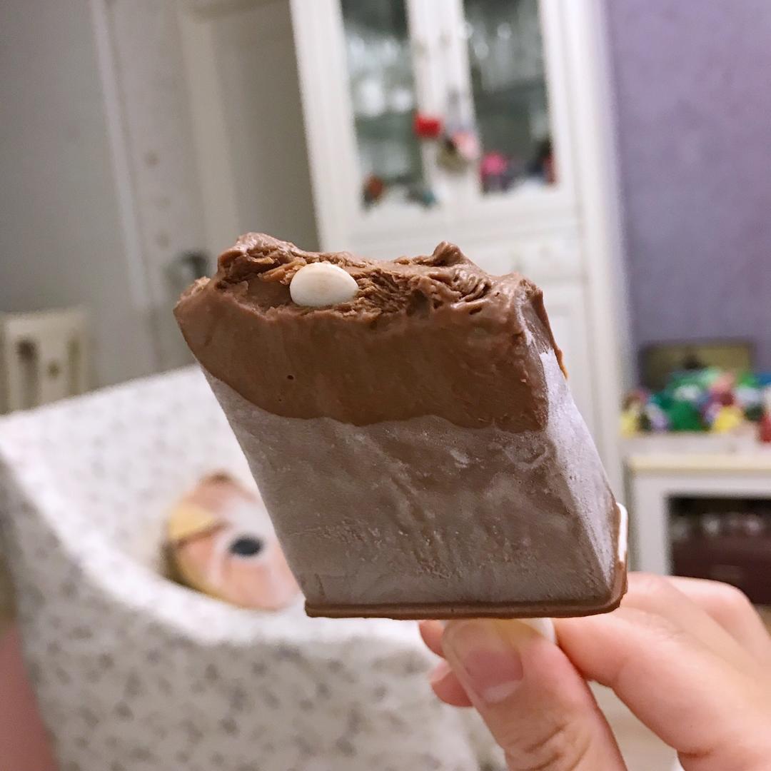 超简单的微波炉版巧克力冰棒