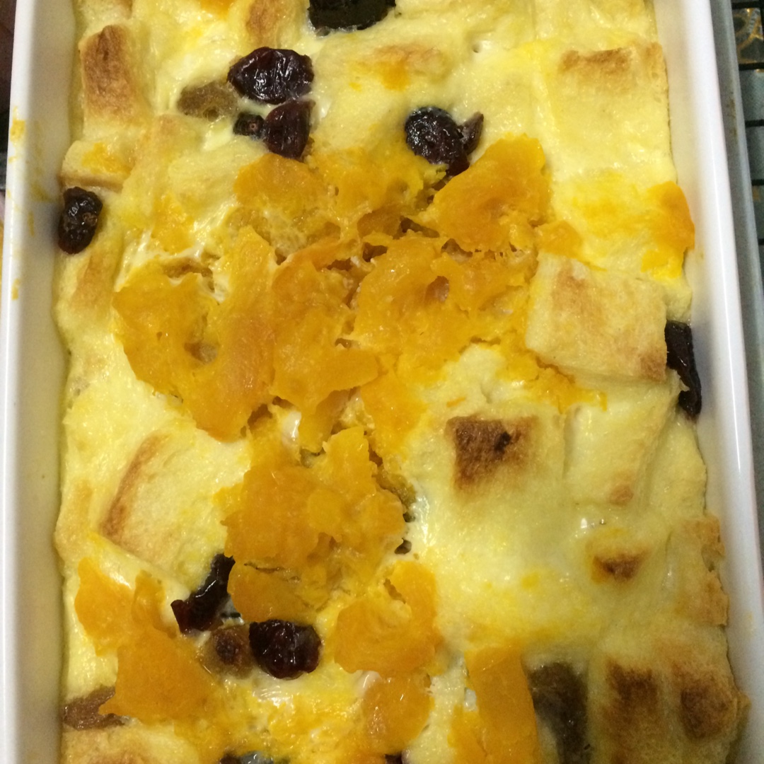 牛奶吐司鸡蛋布丁（失败吐司的归处）