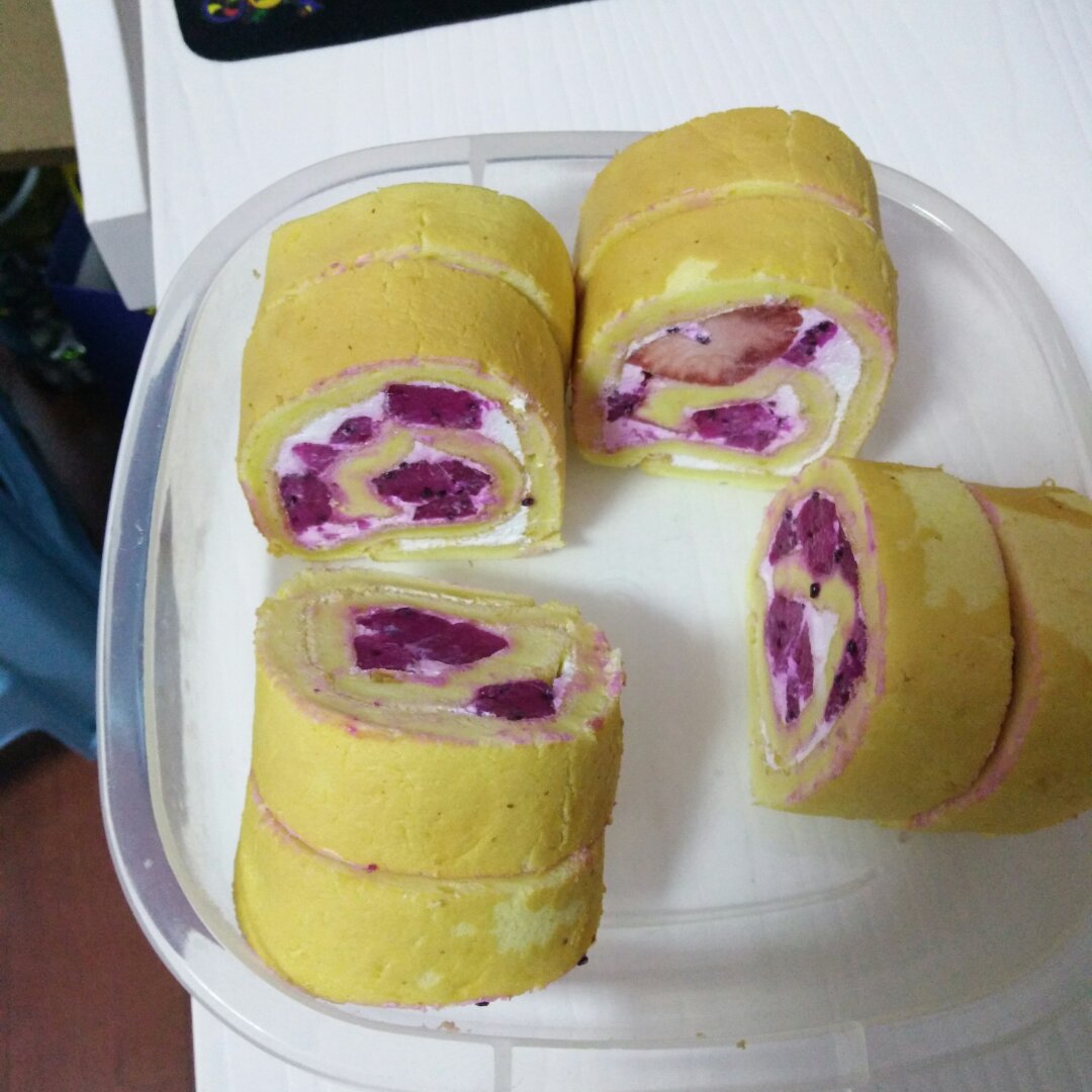 烫面戚风蛋糕卷，平凡，不平淡。