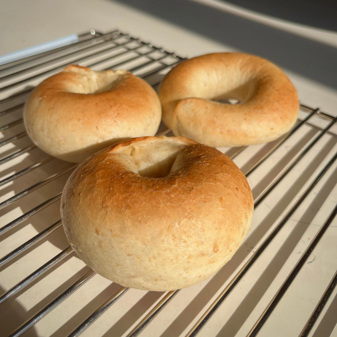 低糖无油燕麦贝果