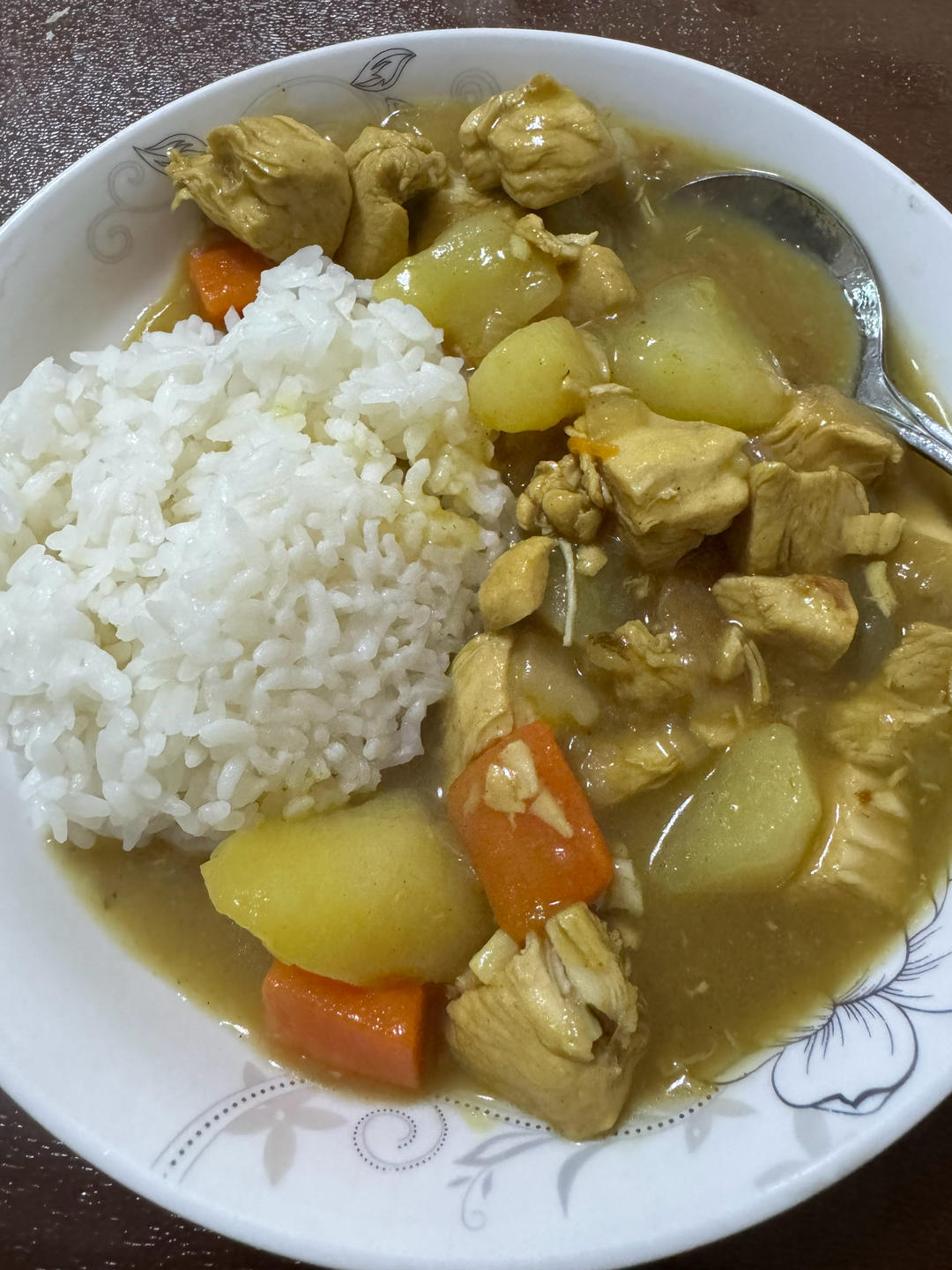 咖喱鸡腿土豆
