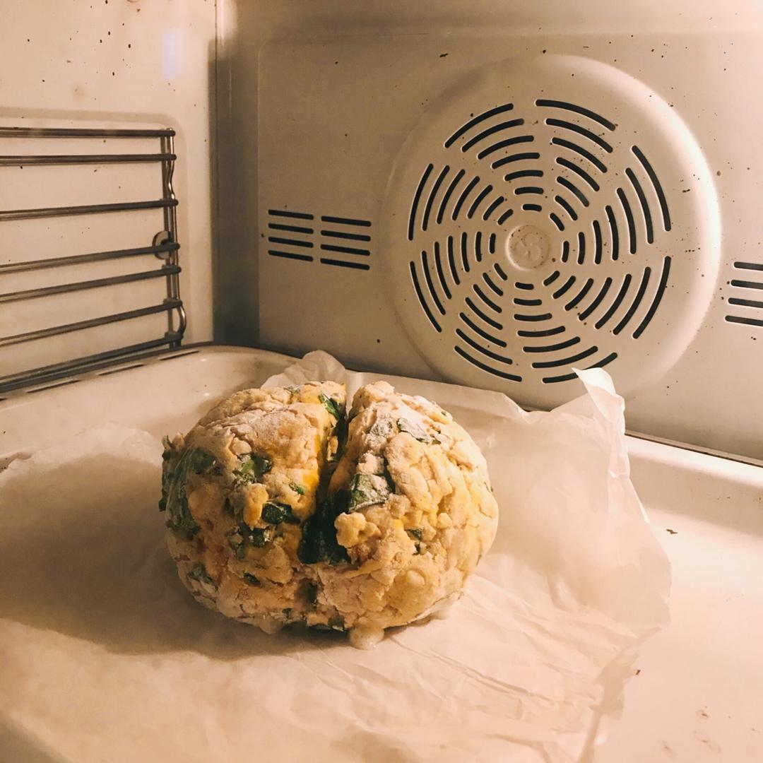 菠菜南瓜奶酪丹波面包丨健康·烘焙