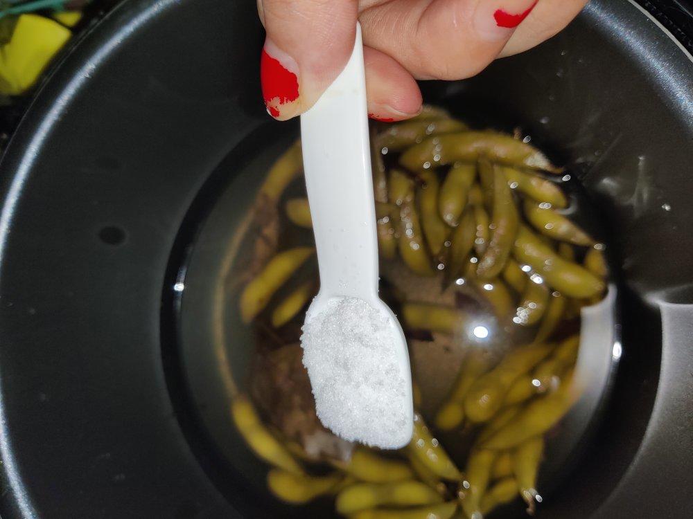 快手煮毛豆（高压锅版+后盐法）