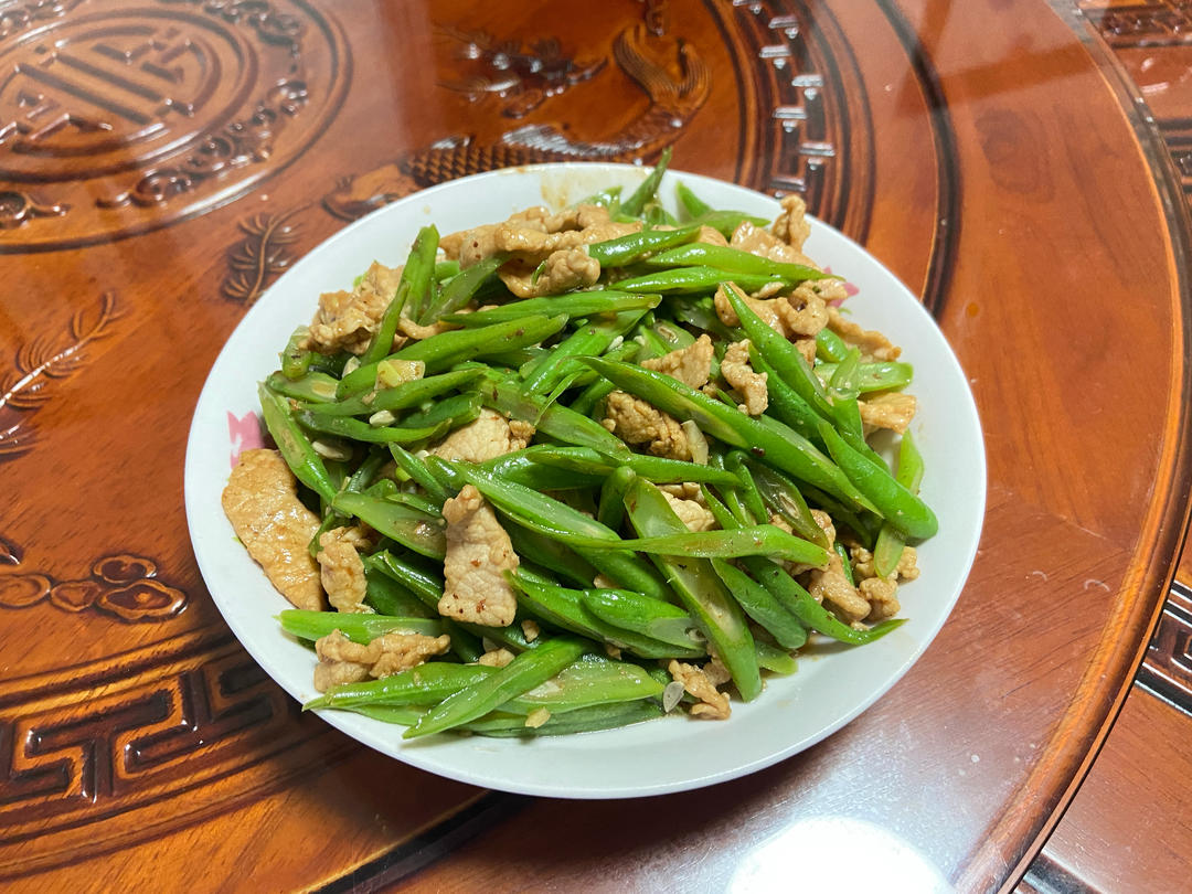 豆角肉丝饭