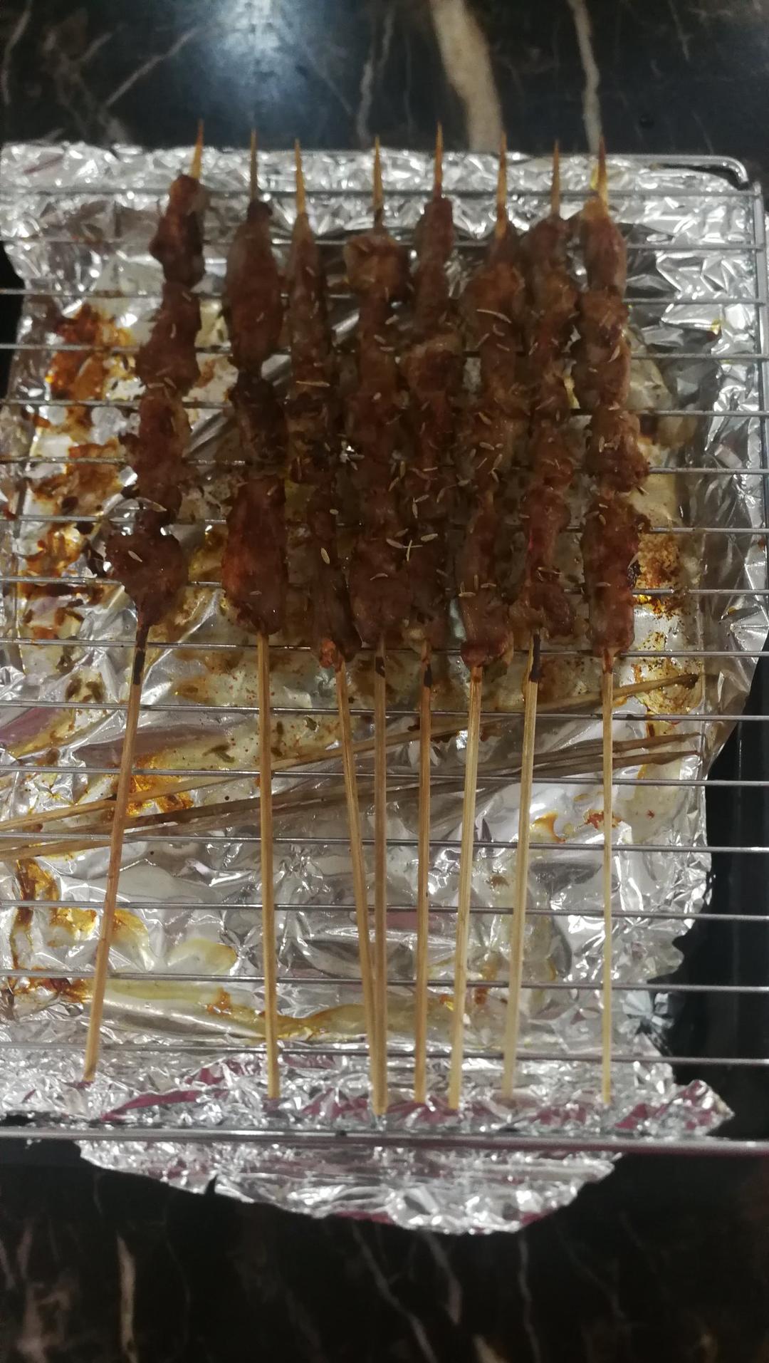烤羊肉串
（烤箱版）